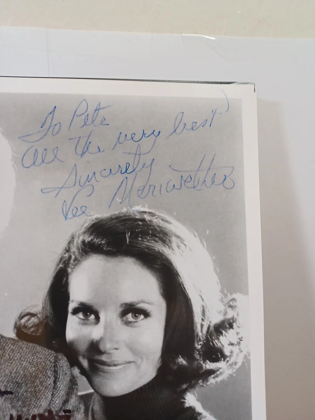 70's Barnaby Jones Autographed Photo Buddy Ebsen & Lee Meriwether 8 x 10 RRP 455, изображение 3
