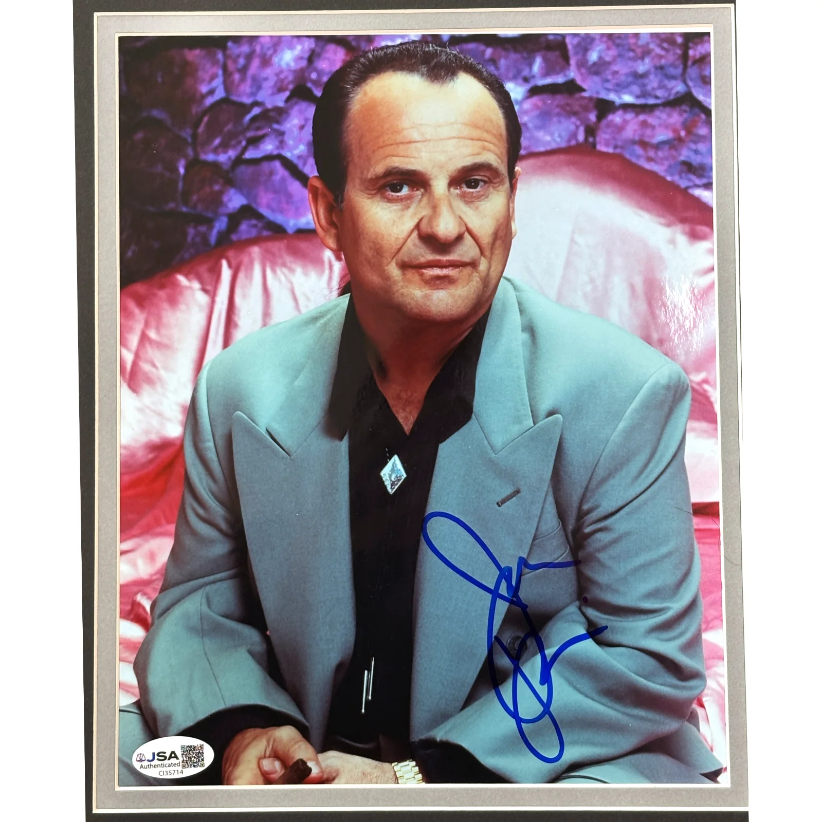 Joe Pesci Casino Movie Autographed 8x10 Photo Framed JSA Tangiers Signed Mafia, изображение 2