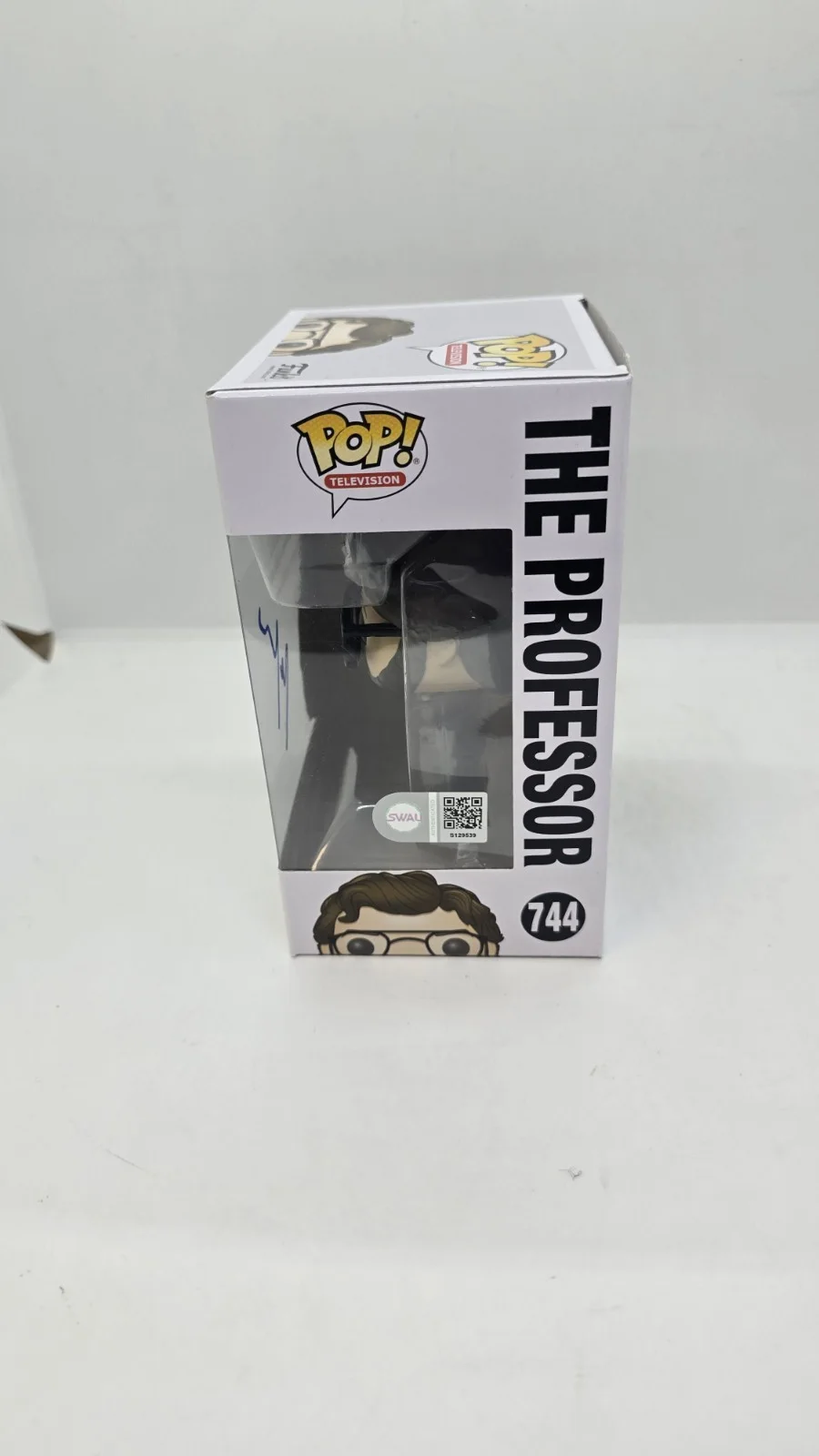 alvaro morte — Alvaro Morte Signed La Casa De Papel The Professor Funko Pop #744 SWAU, image 2