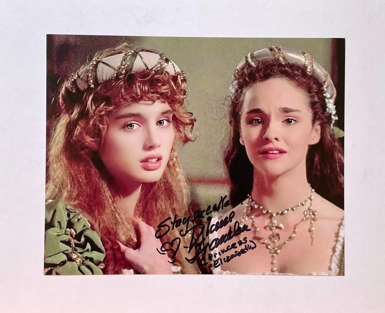 Diane Franklin — Diane Franklin Authentic Hand Signed 8x10 Photo Autograph Bill & Ted Excellent