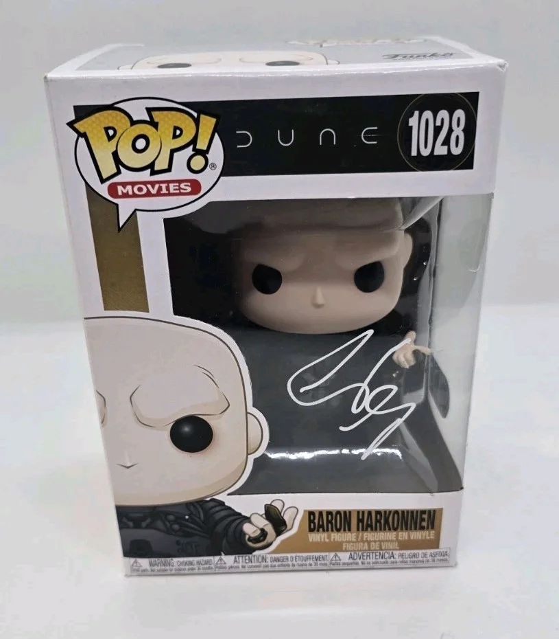 srellan Skarsgaard — Stellan Skarsgaard Signed Dune Baron Harkonnen Funko Pop #1028 SWAU #2