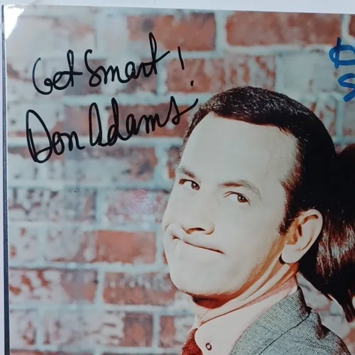 70's Get Smart Autographed Photo Don Adams & Barbara Feldon 8 x 10 RRP 450, image 2