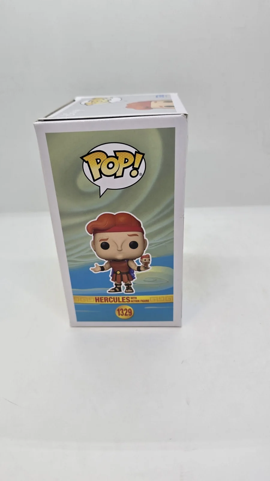 tate donovan — Tate Donovan SIGNED Hercules W/ Action Figure FUNKO POP #1329 SWAU, image 4