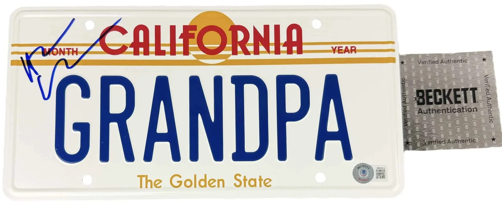 Heather Graham — Heather Graham signed License Plate Mercedes Lane Beckett Authentication, image 2