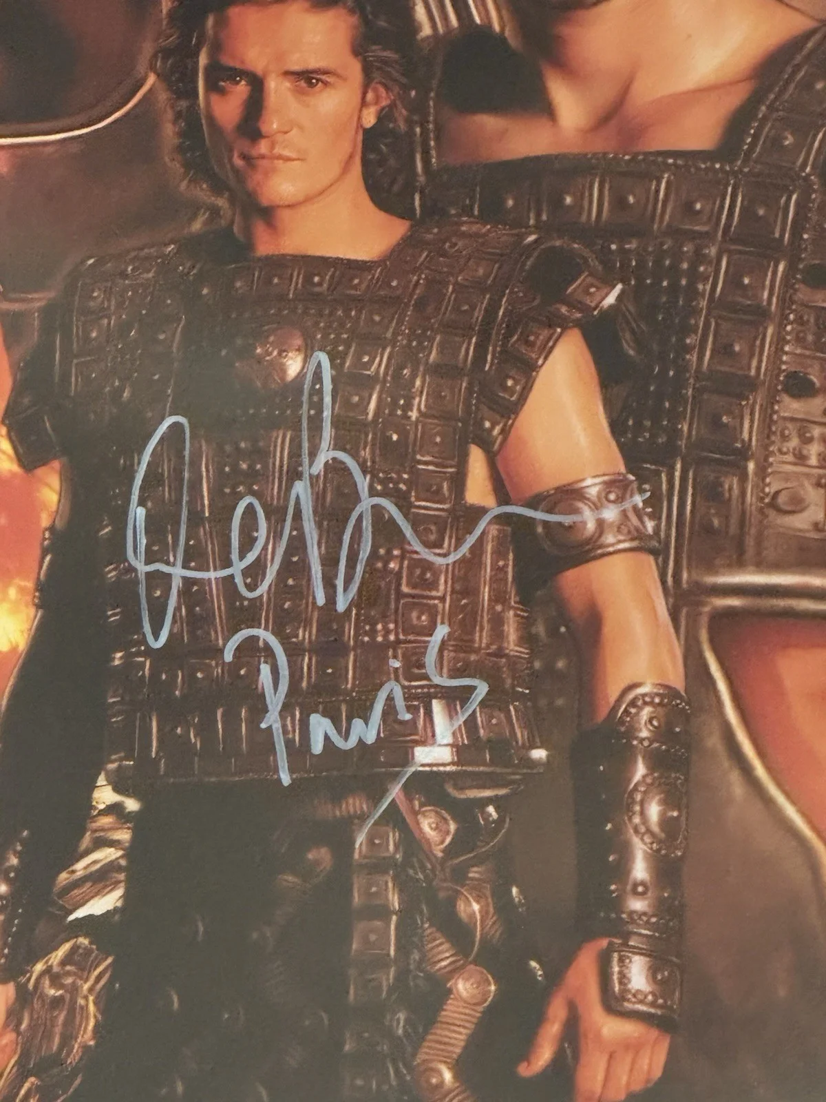 Troy 16x24 Mini Poster Signed by Orlando Bloom w/ JSA, image 2