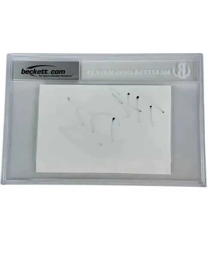 The D.O.C. signed Index Card Rapper Rap Encapsulated Beckett Authentication, image 2
