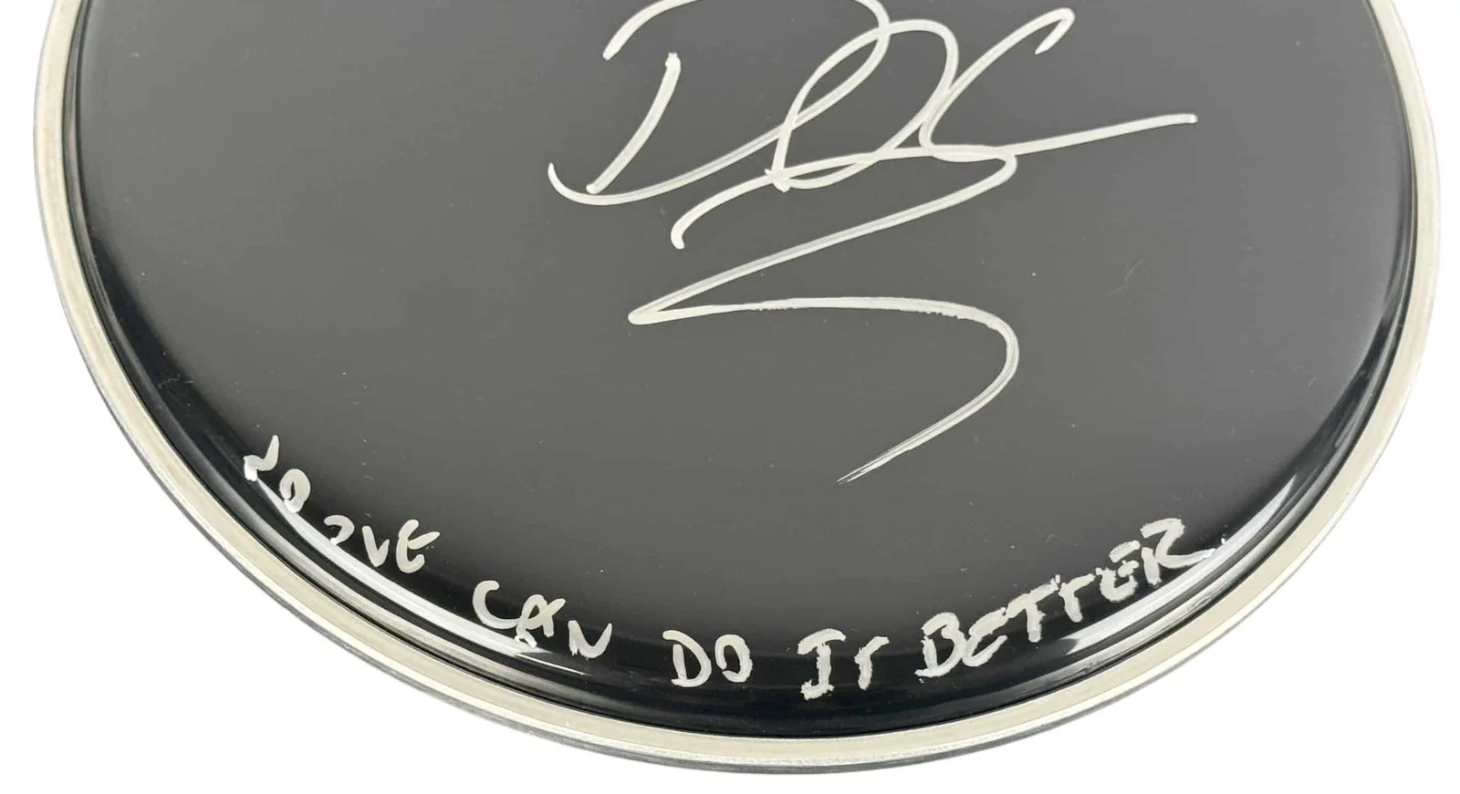 The D.O.C. signed 10′′ Drum Head No One Can Do It Better JSA Authentication, image 2