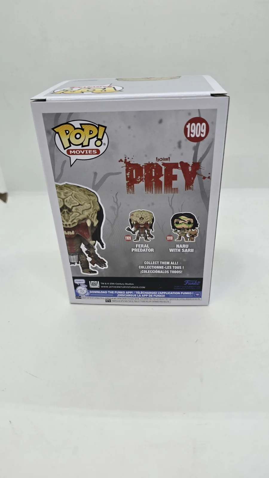 dane diliegro — Dane DiLiegro Signed Prey Feral Predator Funko Pop #1909 SWAU, изображение 3