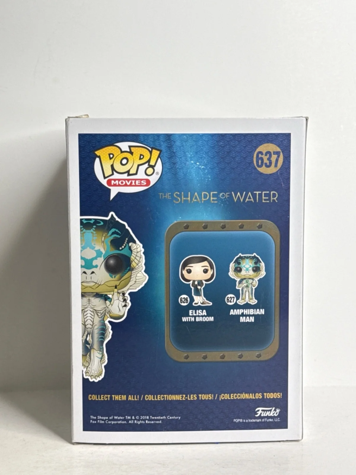 Guillermo Del Toro — Guillermo Del Toro Signed The Shape Of Water Funko #637 PSA AK69943, изображение 3