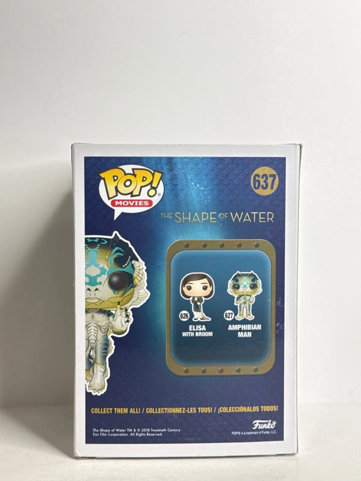 Guillermo Del Toro — Guillermo Del Toro Signed The Shape Of Water Funko #637 PSA AK69944, изображение 3