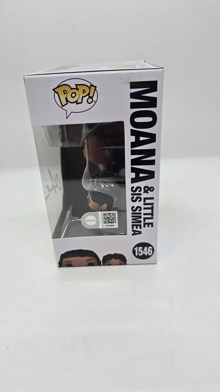auli'i cravalho — Auli'i Cravalho SIGNED Moana 2 W/ Little Sis Simea FUNKO POP #1546 SWAU, изображение 2