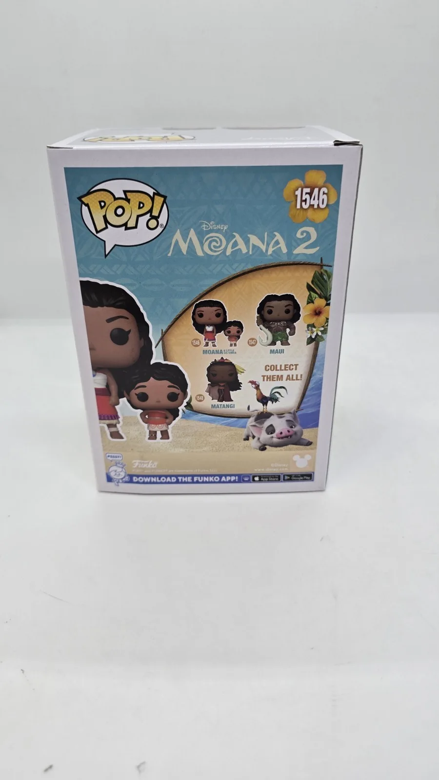 auli'i cravalho — Auli'i Cravalho SIGNED Moana 2 W/ Little Sis Simea FUNKO POP #1546 SWAU, изображение 3