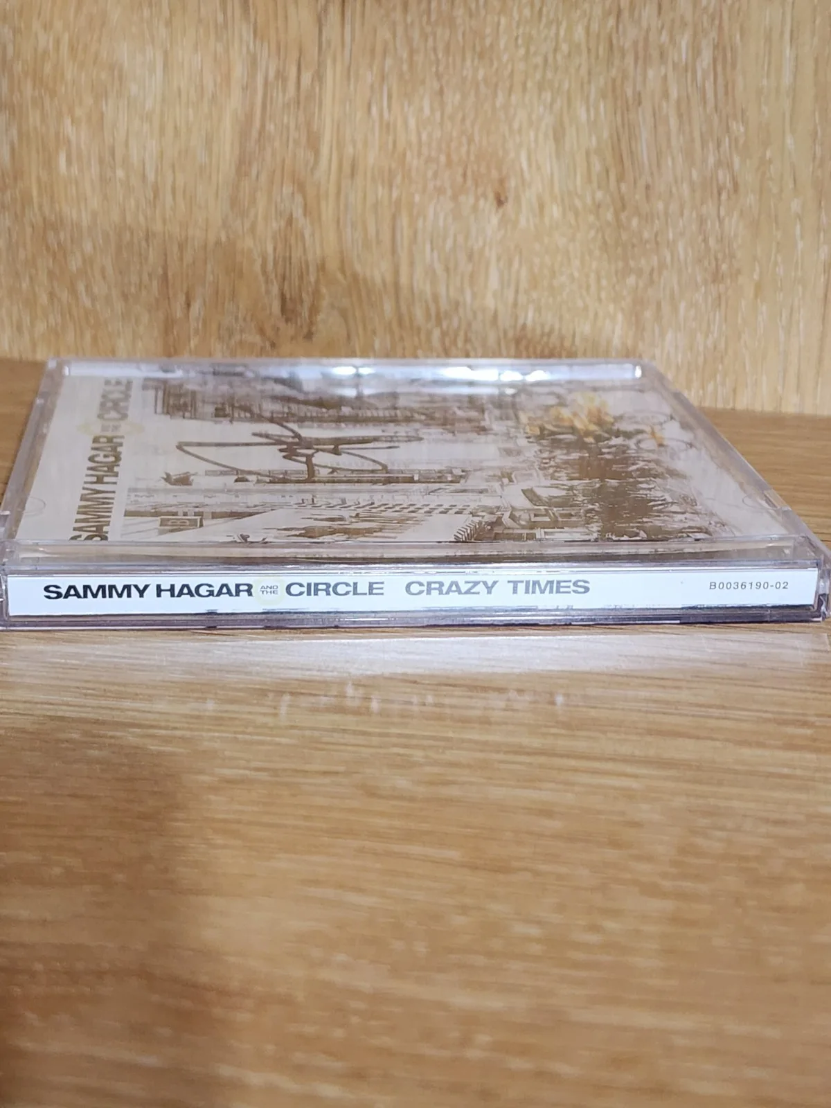 Sammy Hagar and The Circle 🎸 Signed Autographed 🔥 Crazy Times CD Red Rocker, image 4