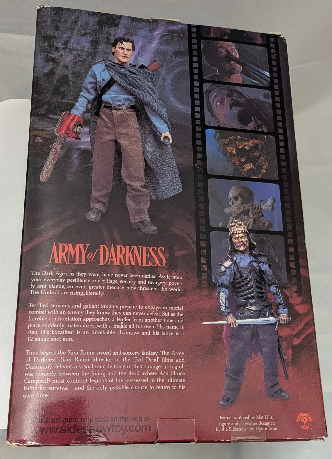 Bruce Campbell Signed Sideshow Evil Ash 12" Figure Army Of Darkness Evil Dead, image 3