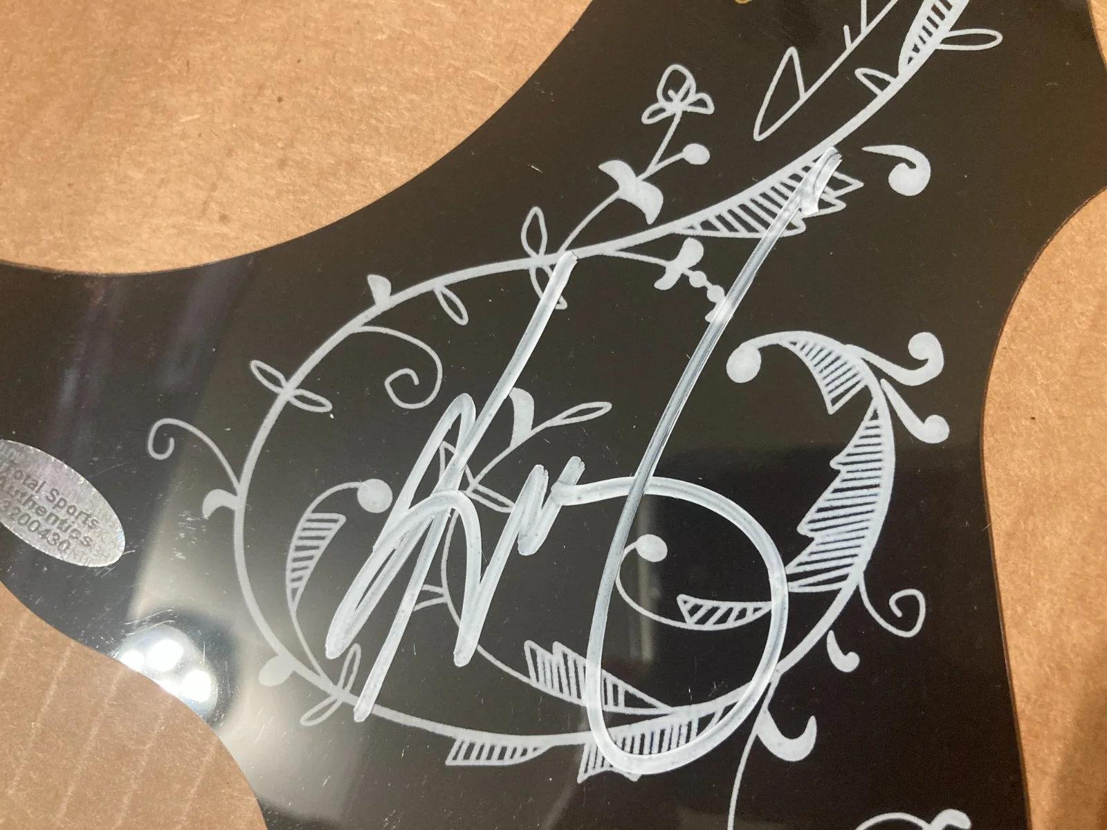 KACEY MUSGRAVES - Country Music Star Signed Guitar Pick Guard with COA, image 2