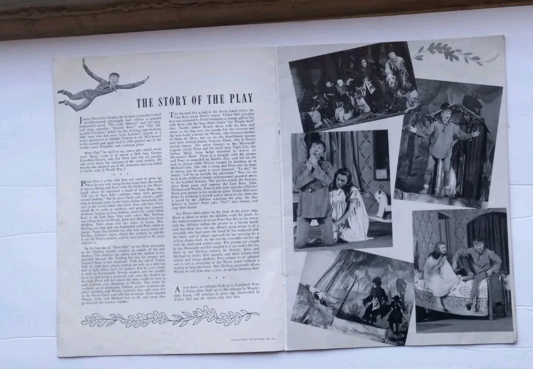 Peter Pan Playbill Program 1951 Boris Karloff Jean Arthur, image 3