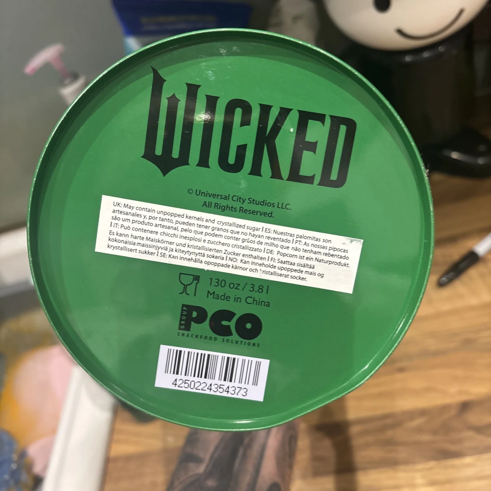 Odeon Cinema Exclusive Wicked For Good Elphaba Popcorn Bucket, image 5