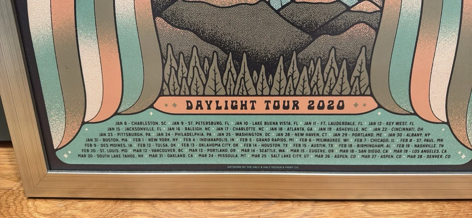Grace Potter Daylight Tour 2020 Poster Professionally Framed, image 3