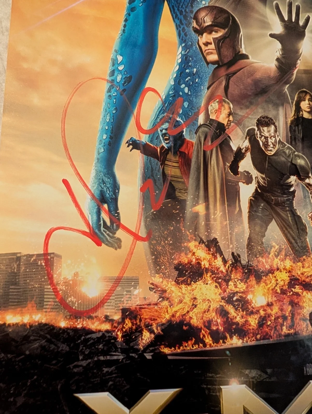 Halle Berry & James McAvoy Signed 15x10 X-Men Poster Print Video PROOF, изображение 2