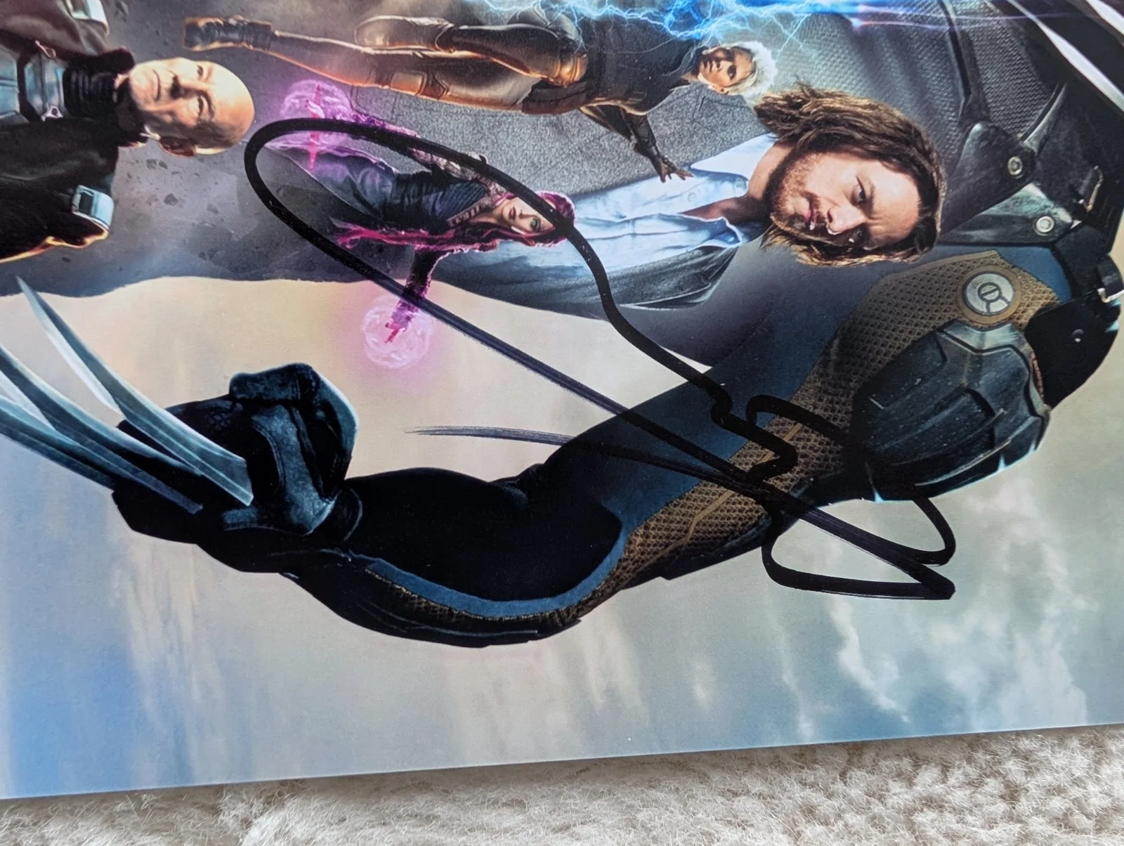 Halle Berry & James McAvoy Signed 15x10 X-Men Poster Print Video PROOF, изображение 5