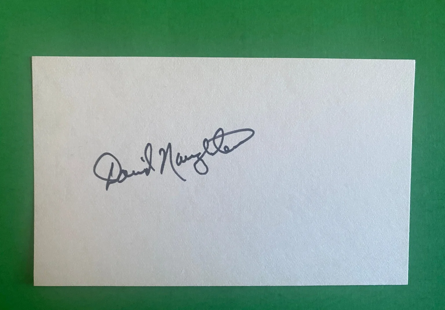DAVID NAUGHTON SIGNED/AUTOGRAPHED 3x5 CARD + AMERICAN WEREWOLF IN LONDON PHOTO, изображение 2