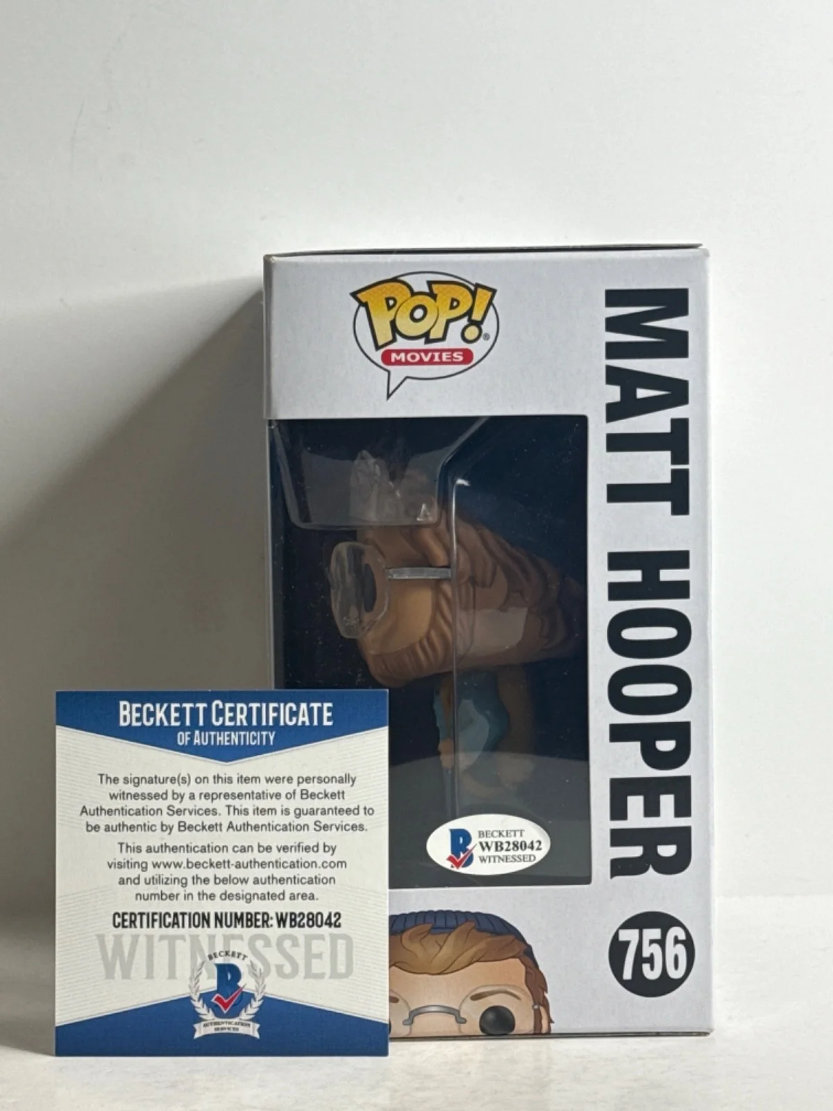 Richard Dreyfuss — Richard Dreyfuss Signed Jaws Matt Hopper Funko #756 BAS WB28042, изображение 2