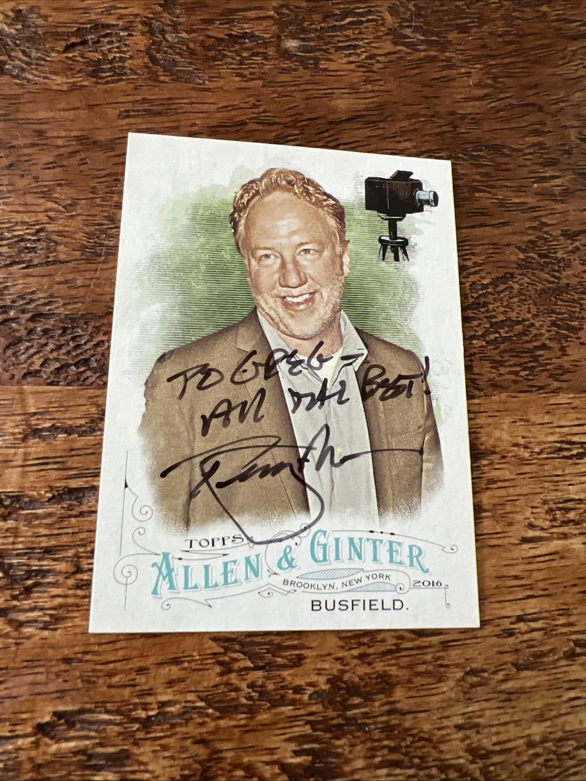 Timothy Busfield — Timothy Busfield Signed Allen & Ginter Card JSA Coa Autographed Filed Of Dreams, изображение 2