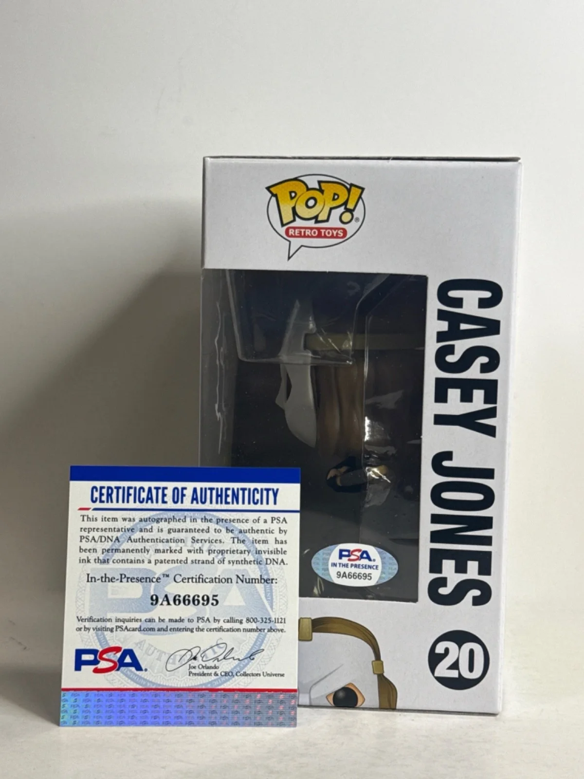 Kevin Eastman — Kevin Eastman Signed Teenage Mutant Ninja Turtles Casey Jones PSA 9A66695, изображение 2