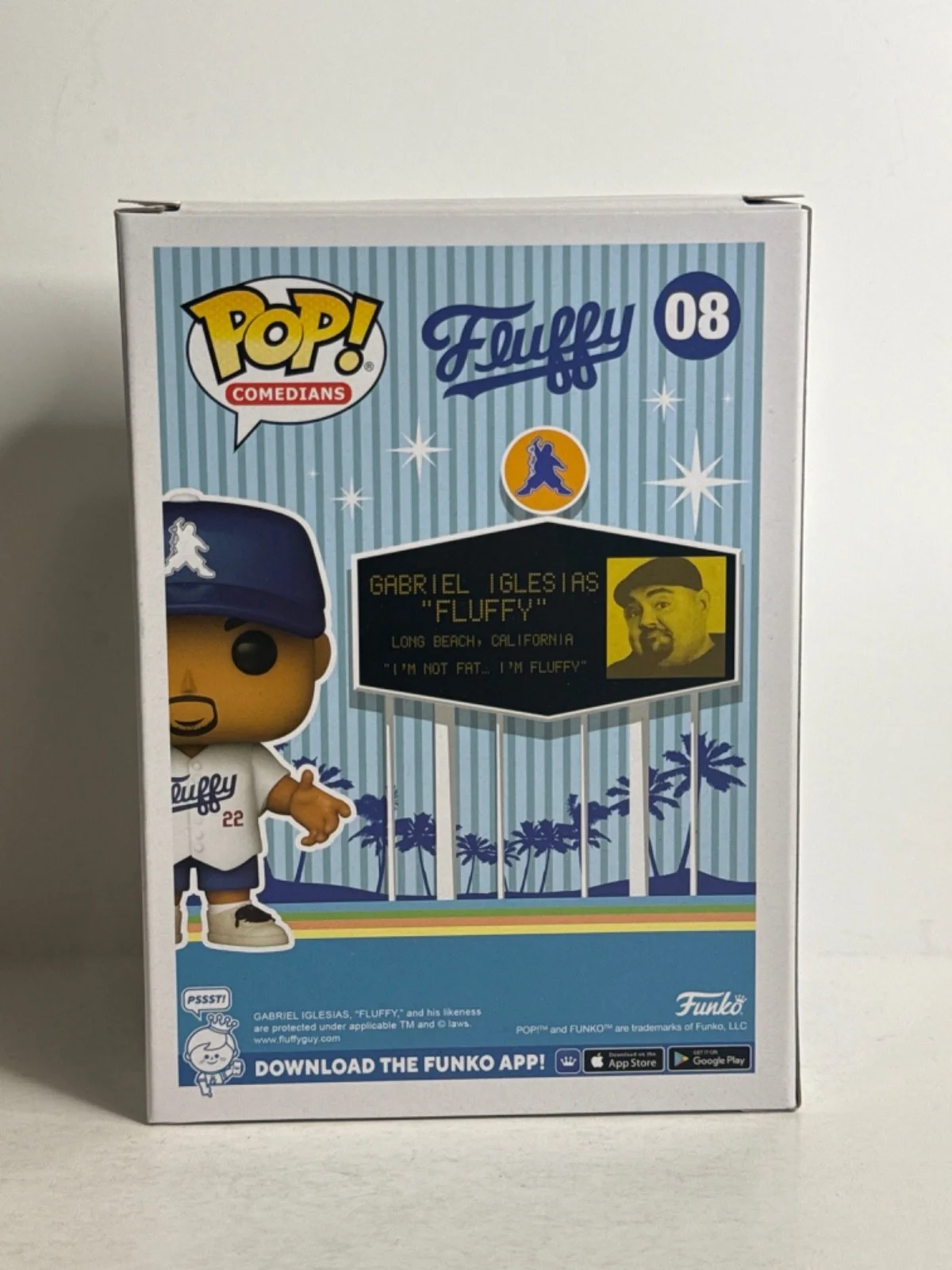 Karan Soni — Karan Soni Signed Dodgers Stadium Fluffy Funko #08 PSA AN74904, изображение 3
