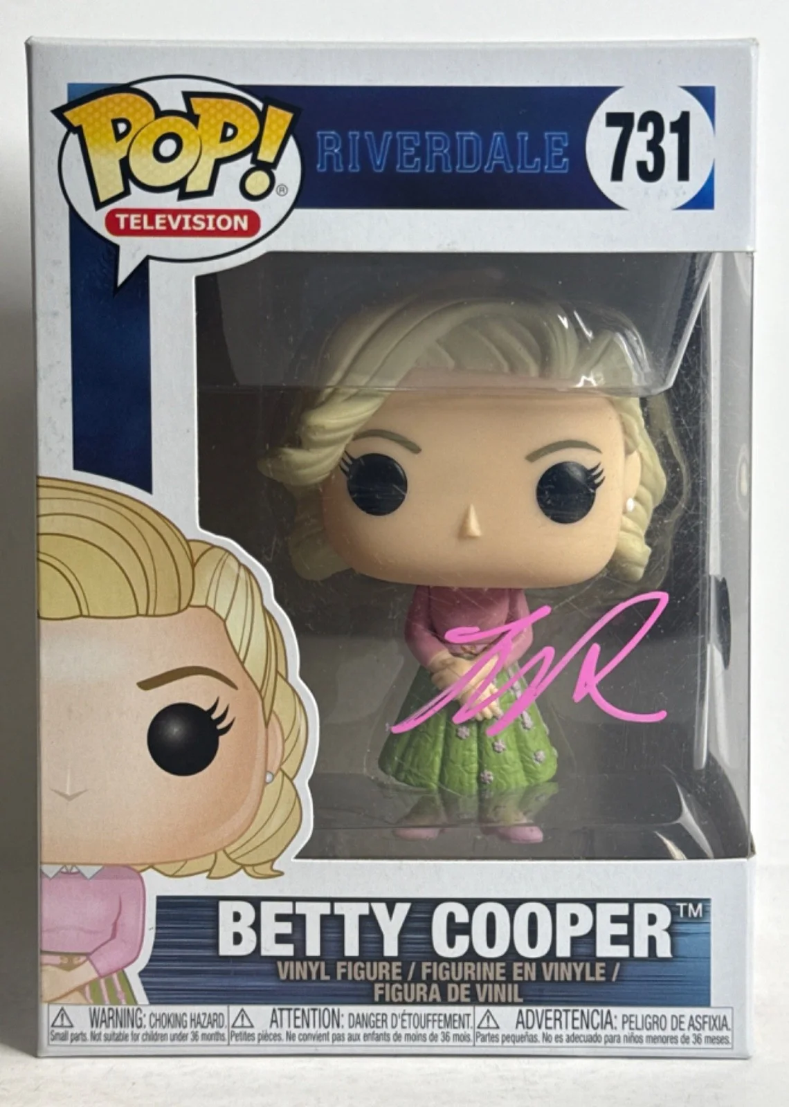 Lili Reinhart — Lili Reinhart Signed Riverdale Funko #731 Betty Cooper BAS BJ016634