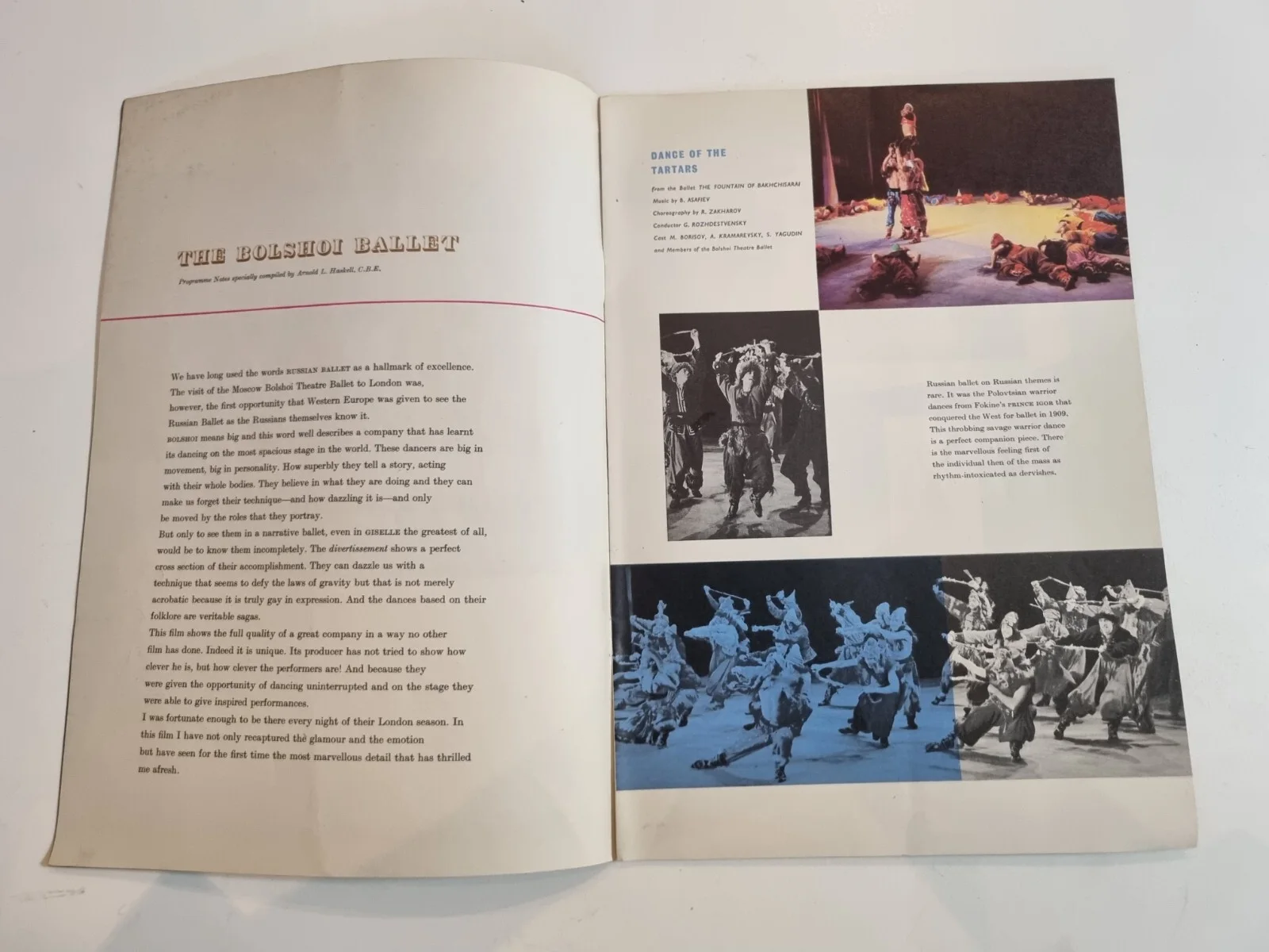Cinema Programme The Bolshoi Ballet Galina Ulanova Raissa Struchkova, изображение 3