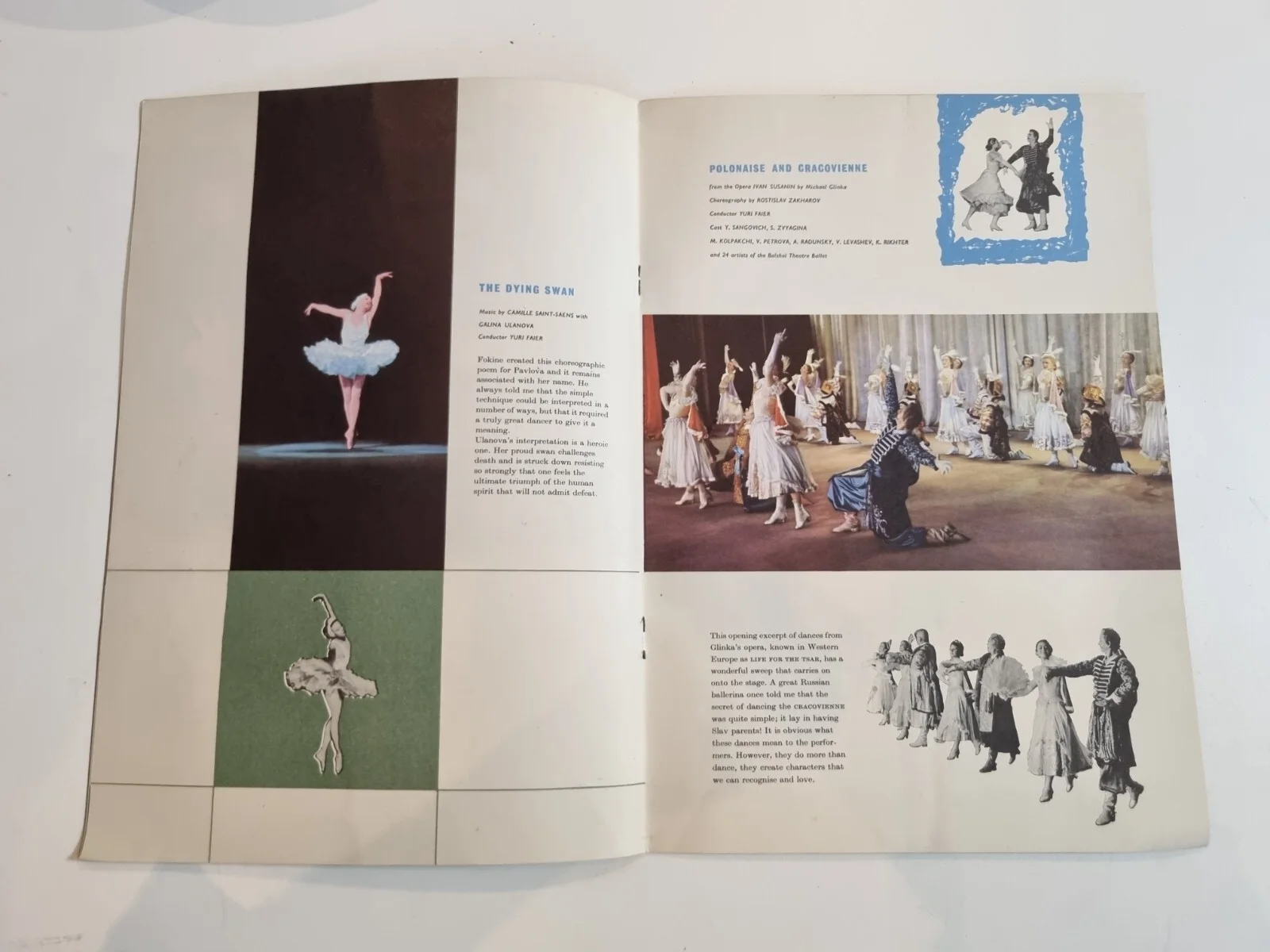 Cinema Programme The Bolshoi Ballet Galina Ulanova Raissa Struchkova, изображение 5