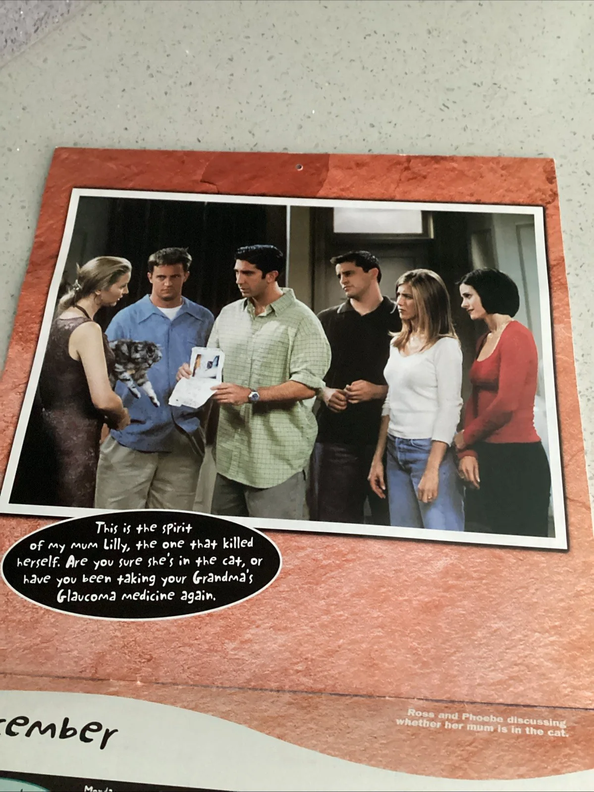 A Rare Copy Of ‘The Friends Nineteen Ninety Nine Official Calendar ‘, изображение 4