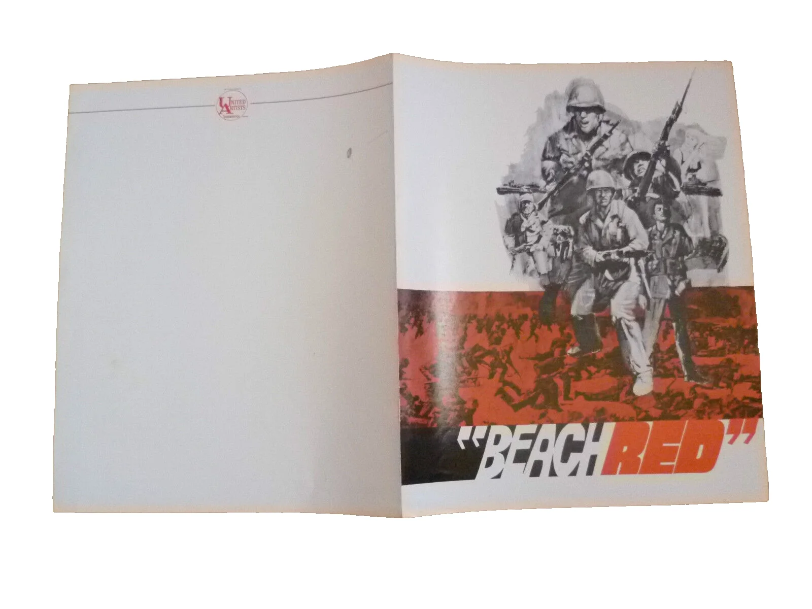 Cinema Programme Beach Red ~ Cornel Wilde Rip Torn Burr DeBenning Patrick Wolf, image 3
