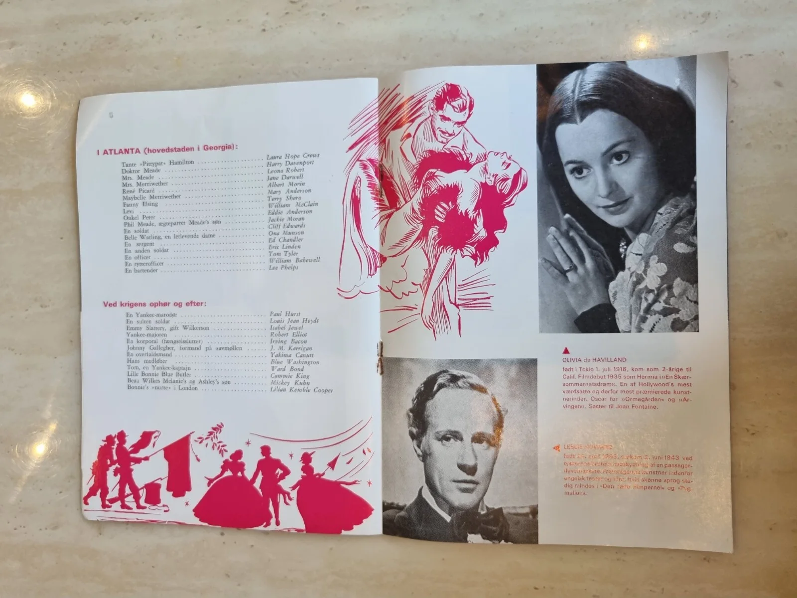 Cinema Programme Borte Med Blasten - Gone with The Wind Dutch Version, image 4