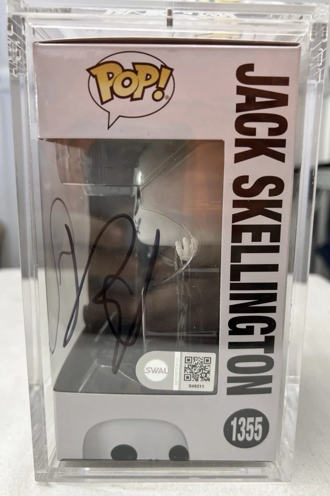 Funko Pop Jack Nightmare Before Christmas SIGNED TIM BURTON!! #1355 COA In Hard, изображение 2