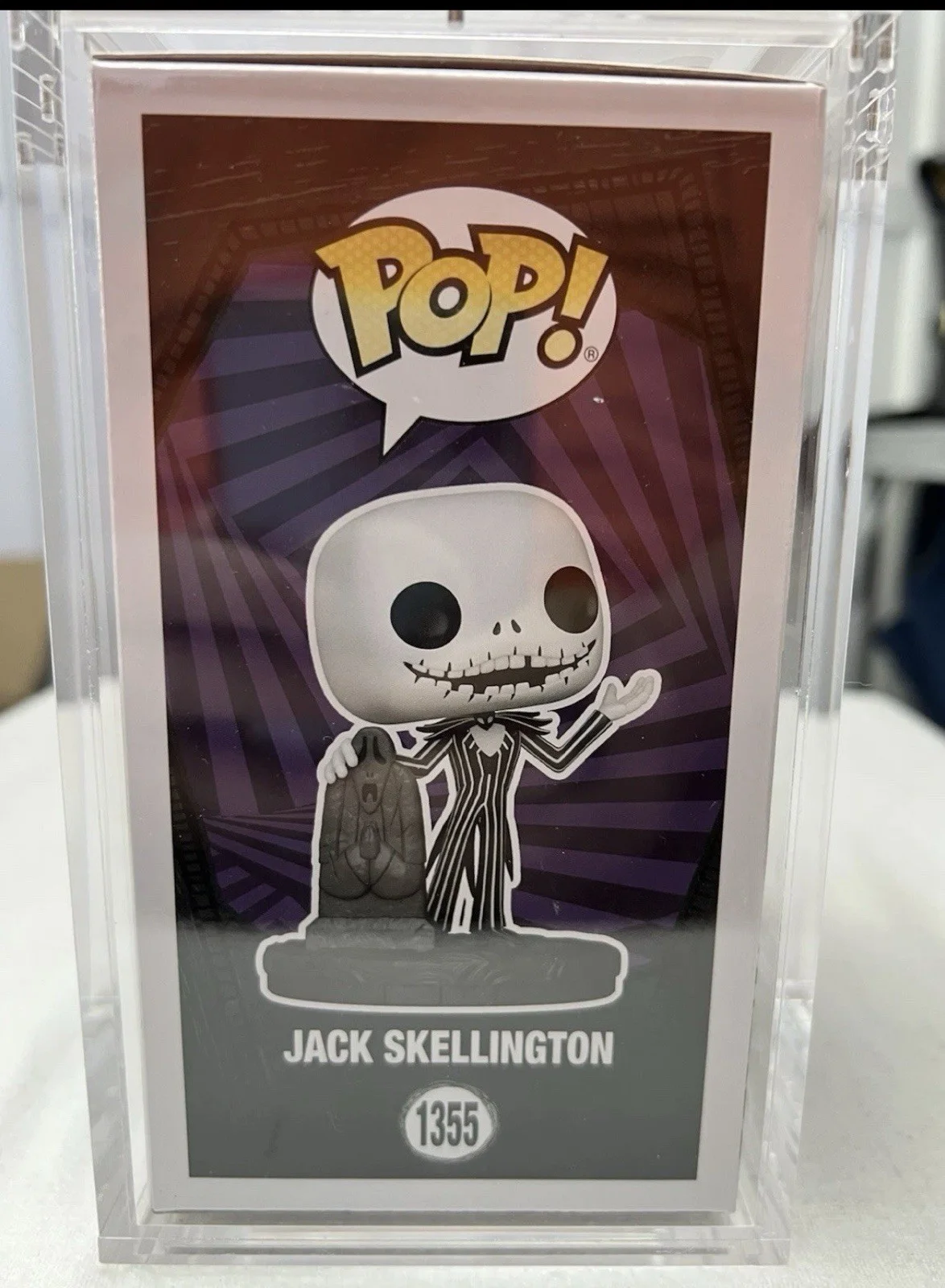 Funko Pop Jack Nightmare Before Christmas SIGNED TIM BURTON!! #1355 COA In Hard, изображение 4