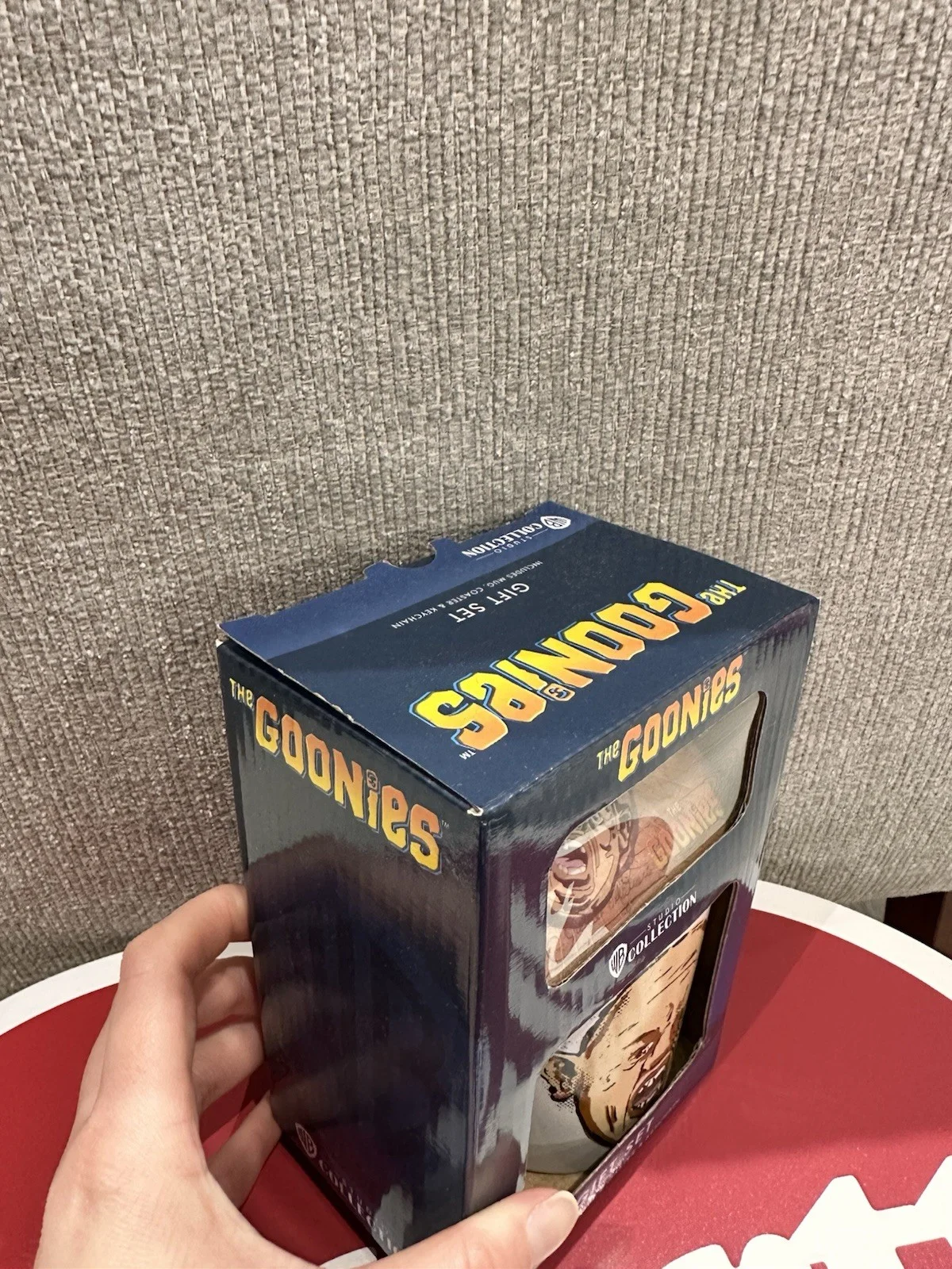 The Goonies Sloth Gift Set Mug Coaster Keychain Brand New, image 2