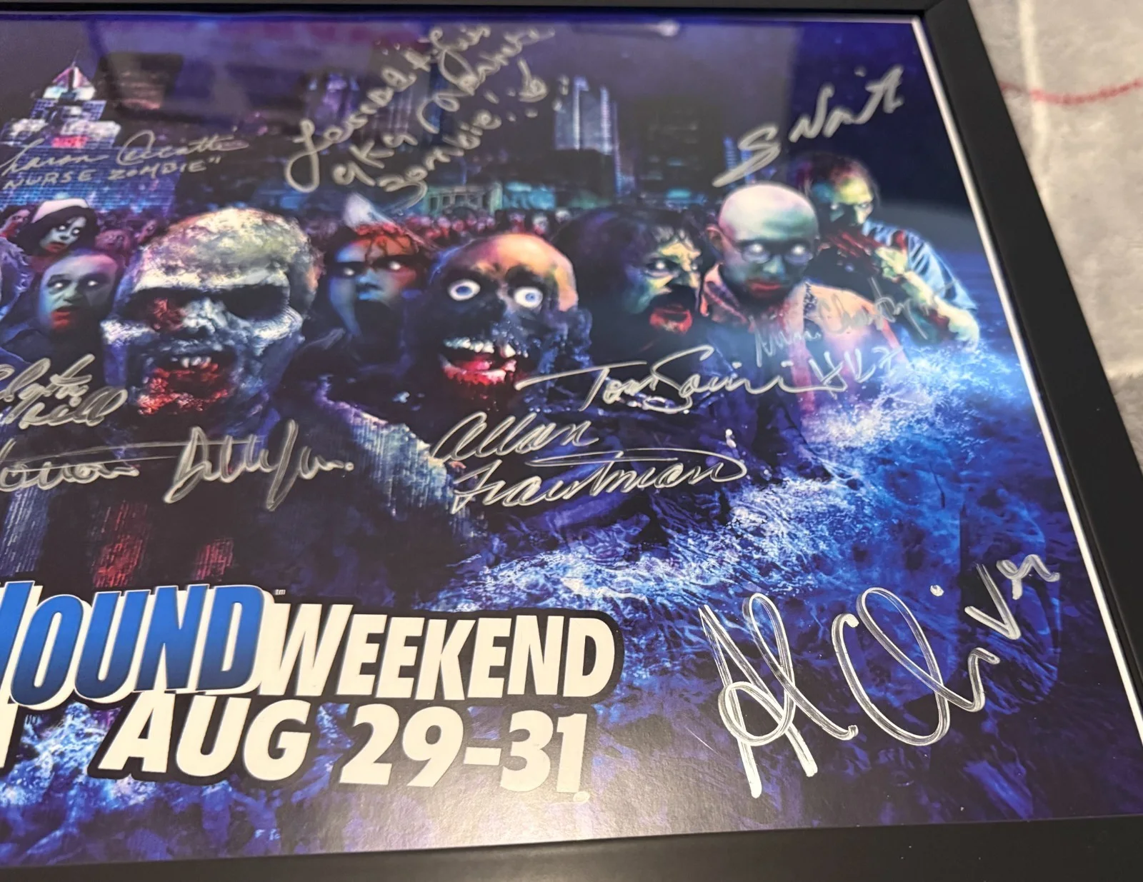 Dawn of the Dead - Zombie 1979 - Day of the Dead - 12 Autographs Total, изображение 5