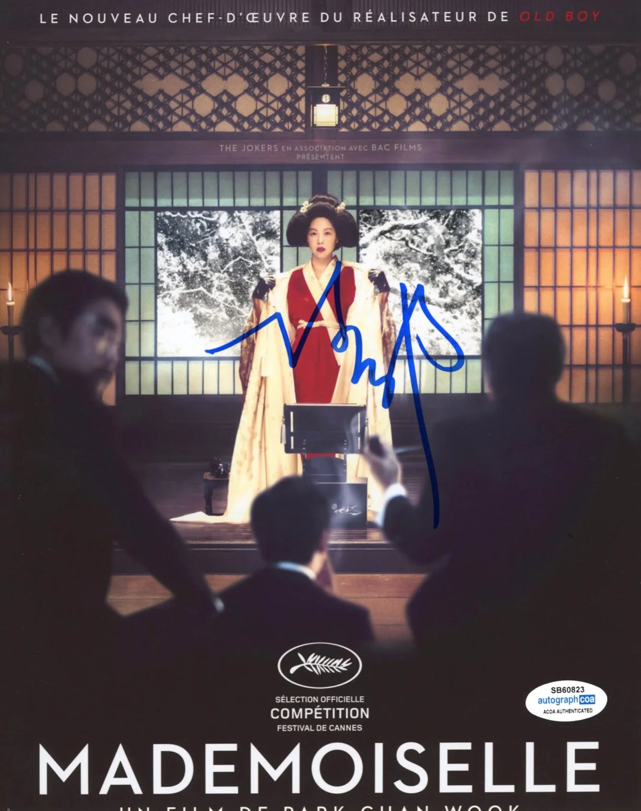 PARK CHAN-WOOK — Park Chan-Wook signed "MADEMOISELLE" 8x10 Photo c DIRECTOR No Other Choice ACOA, изображение 3