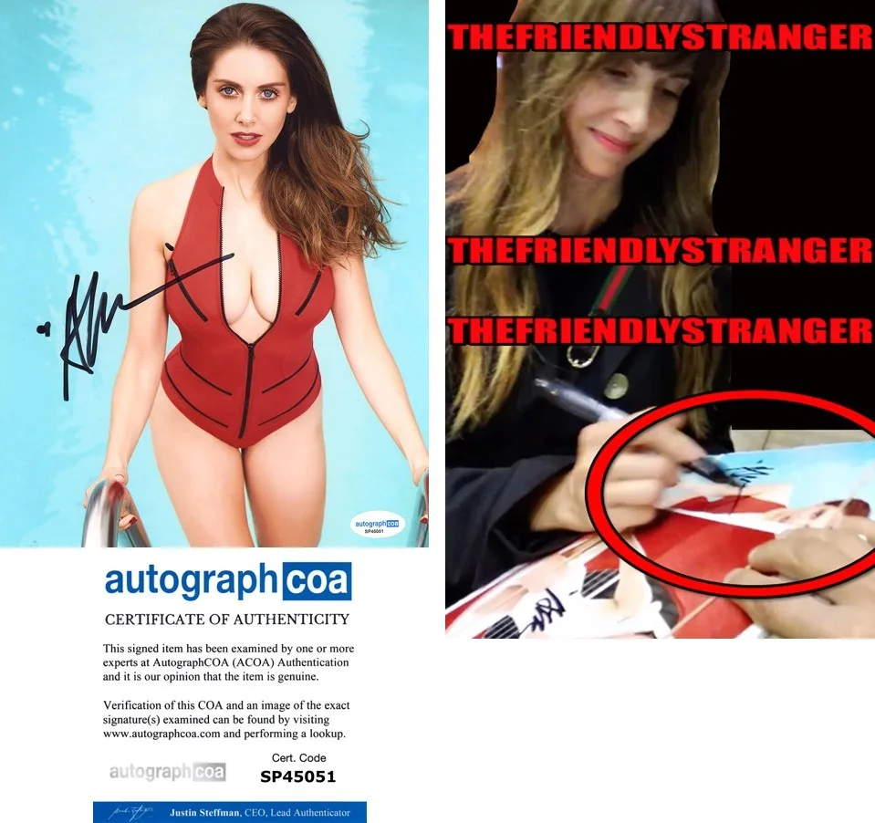 Alison Brie — Alison Brie signed 8x10 Photo EXCT PROOF p Hot SEXY Masters of the Universe ACOA