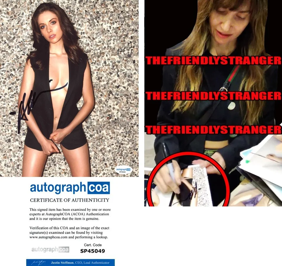 Alison Brie — Alison Brie signed 8x10 Photo EXCT PROOF n Hot SEXY Masters of the Universe ACOA