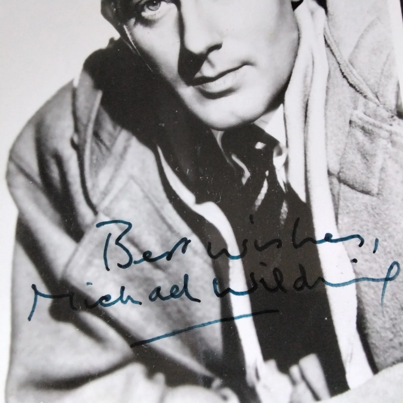 Michael Wilding SIGNED Photo 50s Movie TV Actor Glass Slipper Frankenstein Liz, изображение 5
