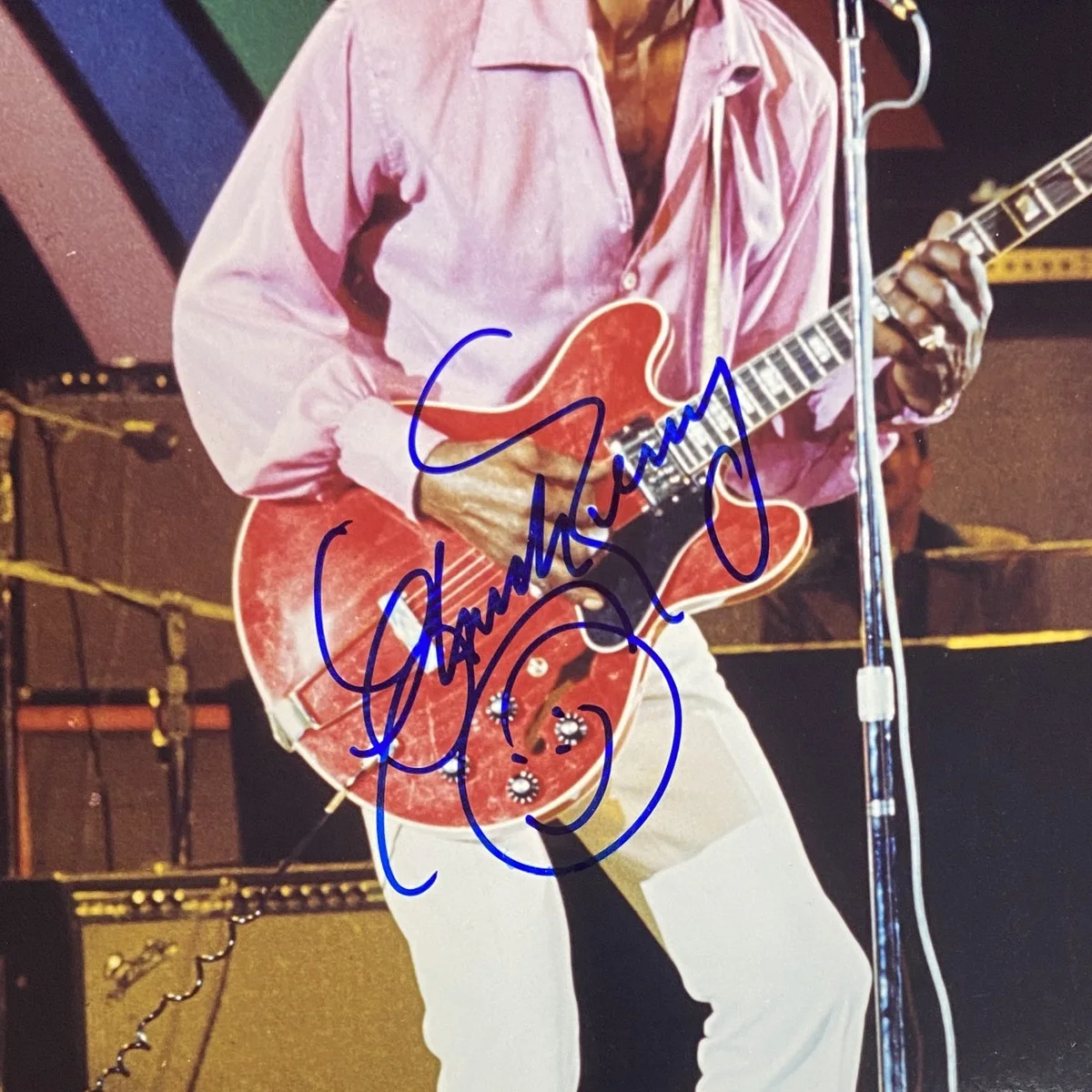 CHUCK BERRY Autographed Signed 8x10 Color Photo, image 2