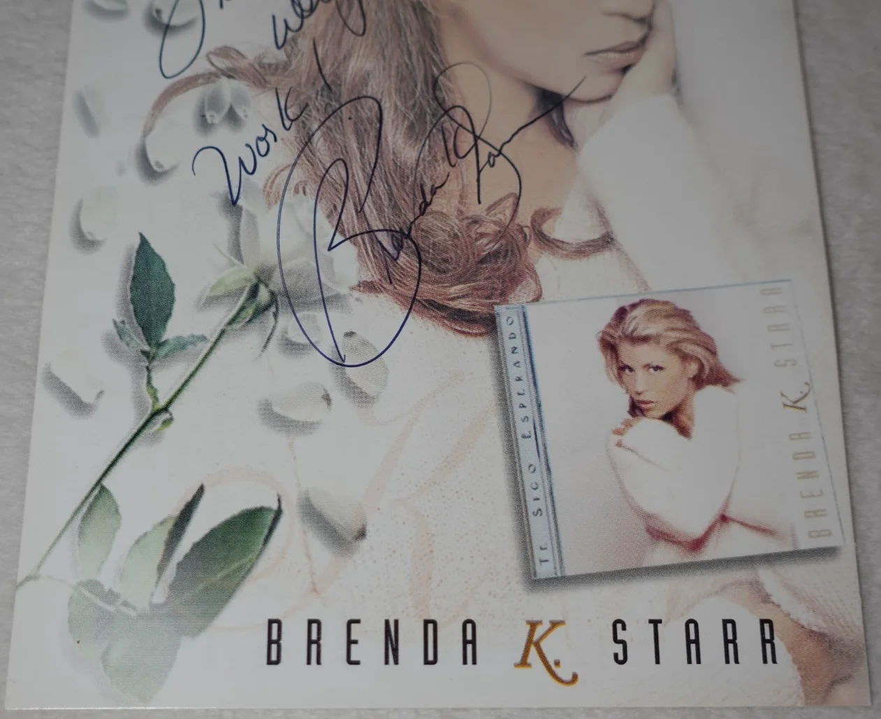 Brenda K. Starr SIGNED 1990s Salsa Dance Original Promotional Photo Card, image 3