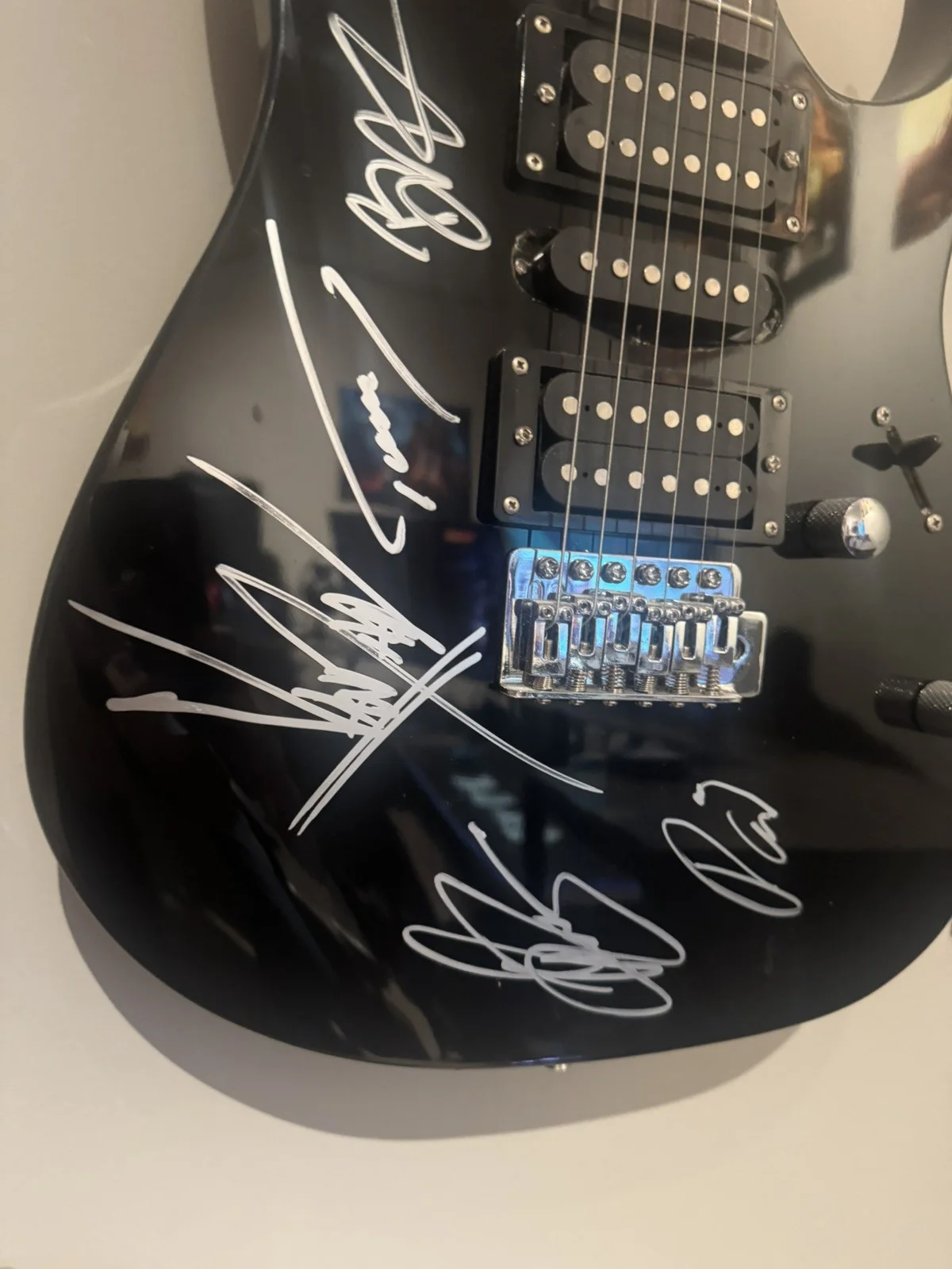 Signed Sabaton Guitar, image 4