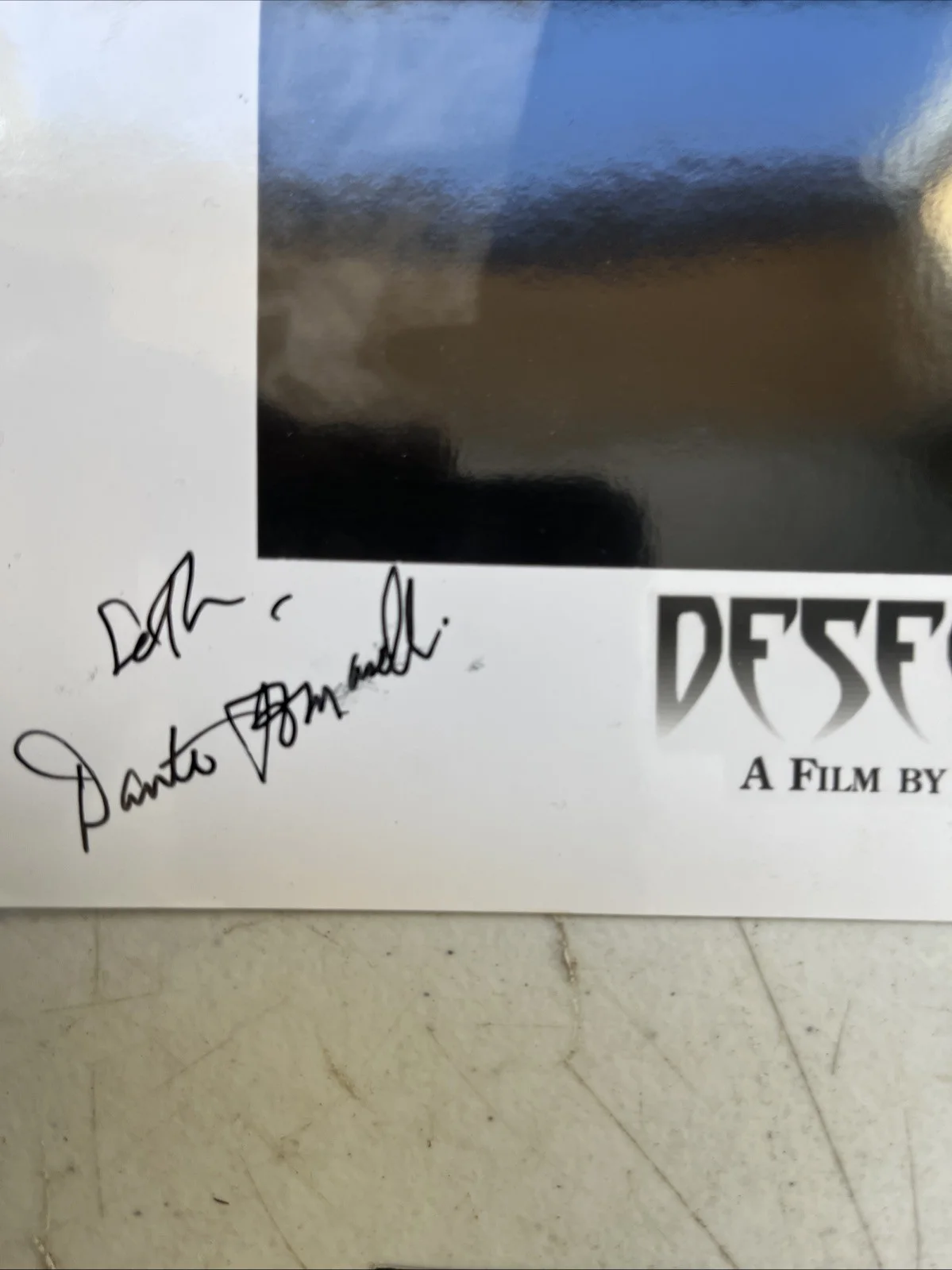 dante tomaselli DESECRATION / HORROR signed Movie PROMO CARD Lot, изображение 4