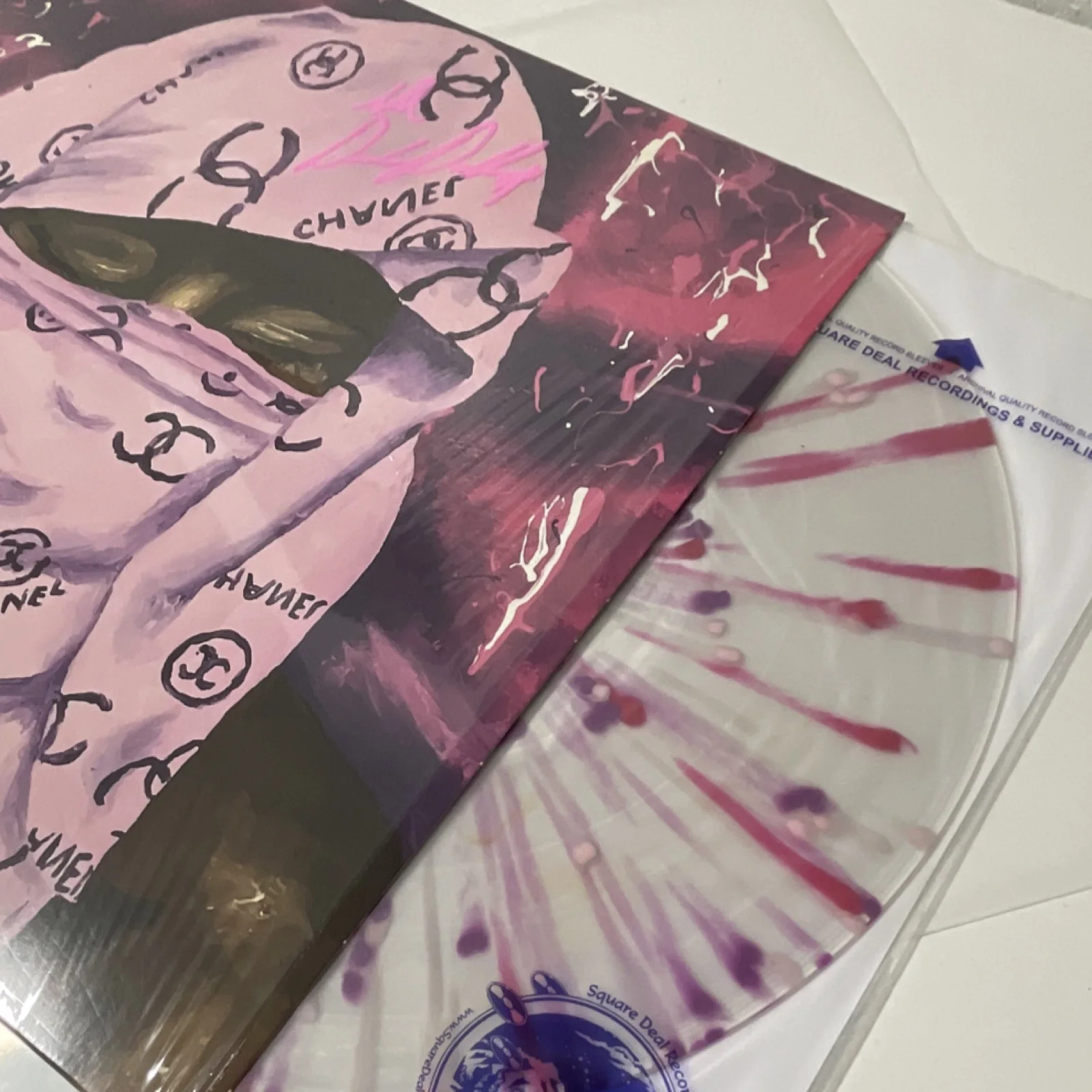 Mickey Diamond Bangkok Adrenaline Limited Edition Signed Splatter Vinyl OG, изображение 4