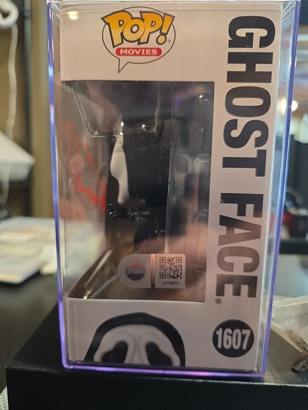 Websites — Henry Winkler Signed Scream Ghostface Funko Pop Doll #1607 )SWAU S119075, изображение 3