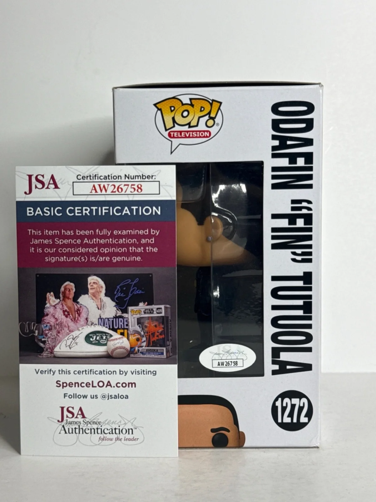 Ice T — Ice T Signed Law & Order Tutuola Funko #1272 JSA AW26758, изображение 2